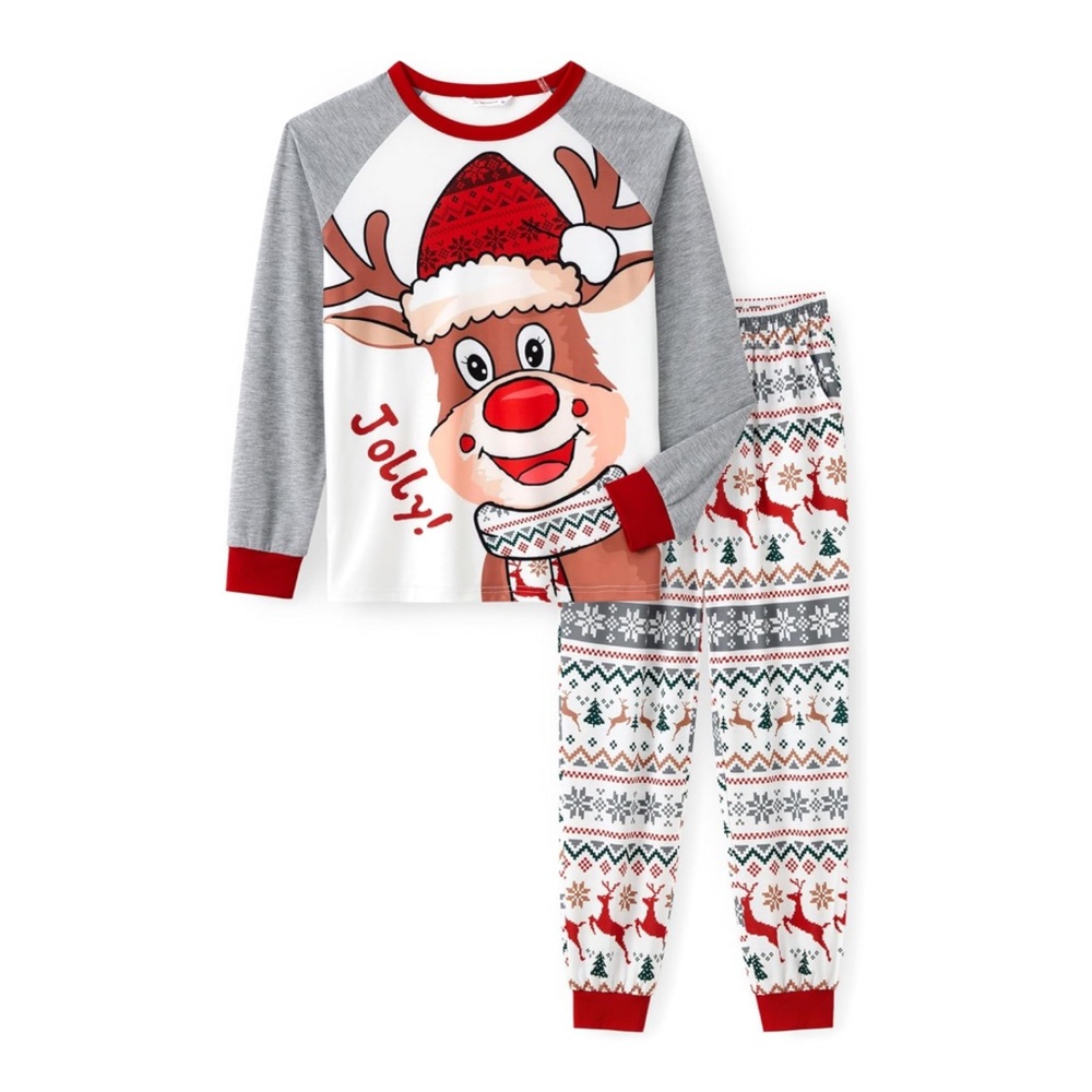 PATPAT Woman's Reindeer festive Christmas pijamas pant set size 2XL